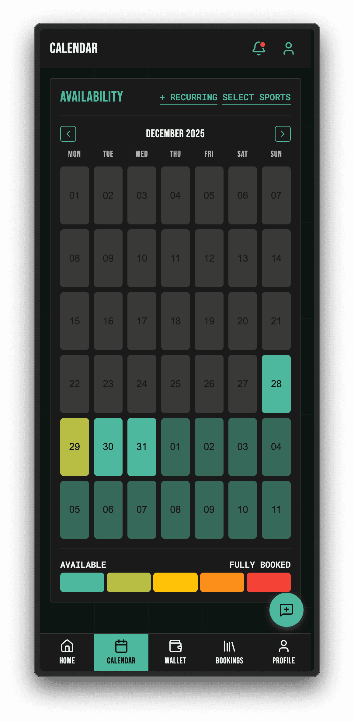 Real-Time Availability